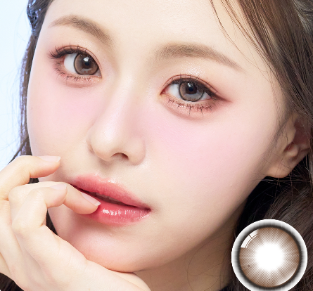 DAYLIGHT BROWN COLOR CONTACT LENSES WEARING 