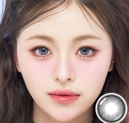 DAYLIGHT GRAY COLOR CONTACT LENSES WEARING 