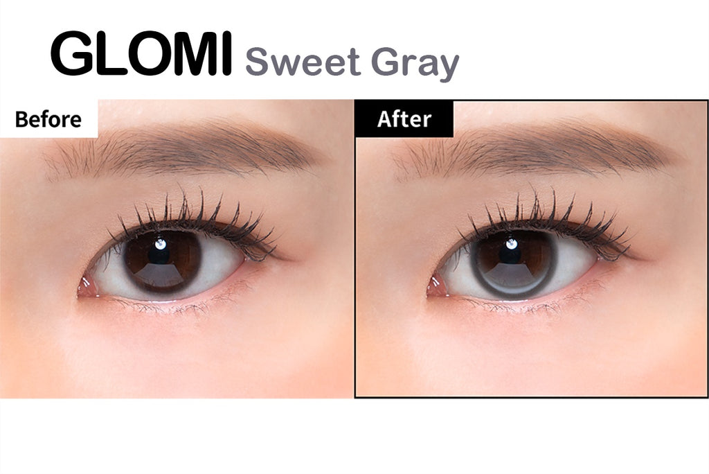 GLOMI SWEET GRAY / 1MONTH, 2PCS (C.A.S TECHNOLOGY)