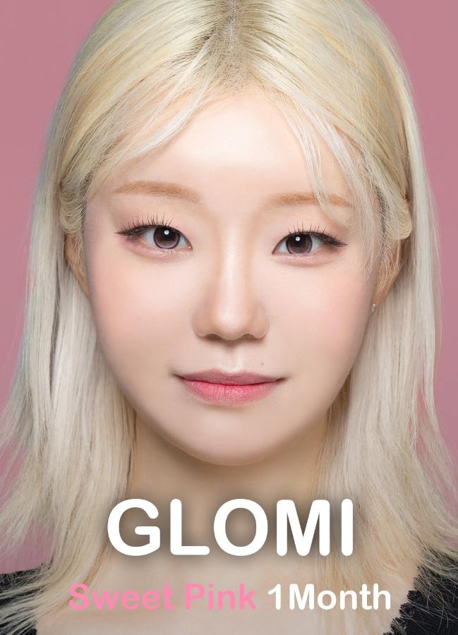 GLOMI SWEET PINK / 1MONTH, 2PCS (C.A.S TECHNOLOGY)