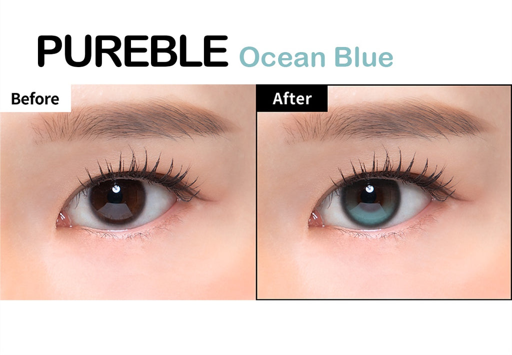 PUREBLE OCEAN BLUE / 1MONTH, 2PCS (C.A.S TECHNOLOGY)