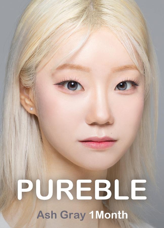 PUREBLE ASH GRAY / 1MONTH, 2PCS (C.A.S TECHNOLOGY) – Dewrop