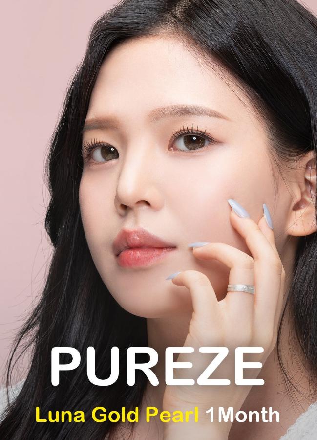 PUREZE LUNA PINK PEARL / 1MONTH, 2PCS