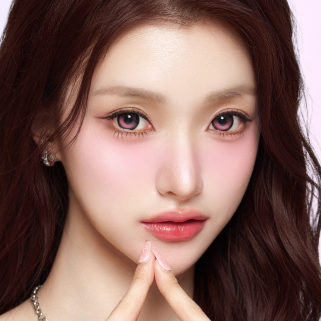 MEGA PUREBLE PASTEL PINK / 1MONTH, 2PCS (C.A.S TECHNOLOGY)